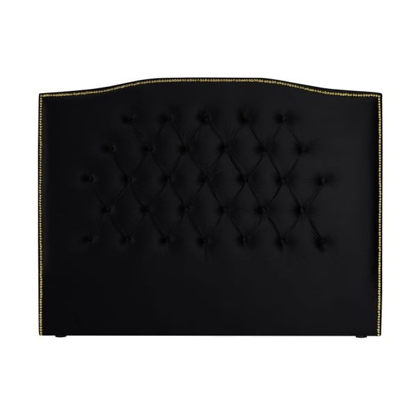 Tăblie pentru pat Mazzini Sofas Daisy, 200 x 120 cm, negru