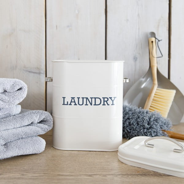 Cutie metalică pentru detergent pudră Kitchen Craft Living Nostalgia, crem-image-4