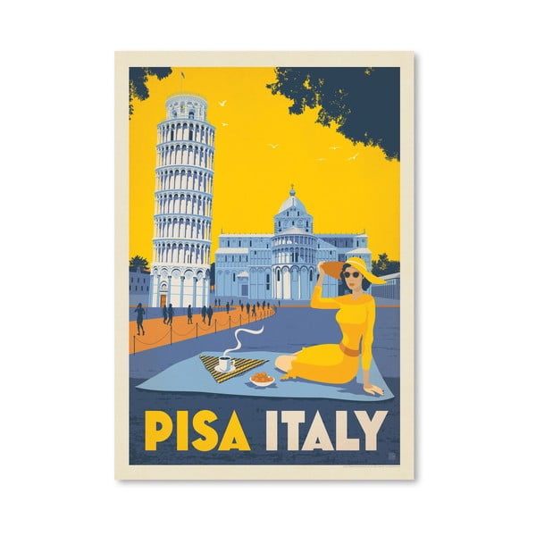 Poster Americanflat Pisa, 42 x 30 cm