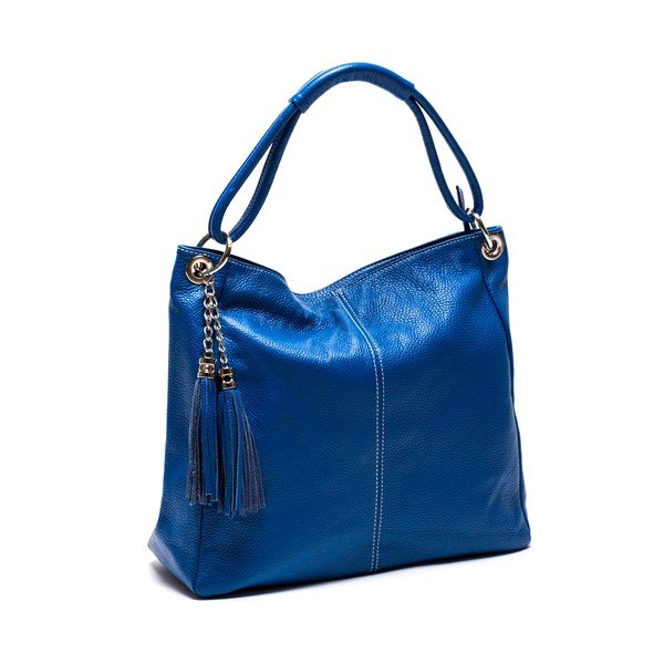 Poșetă din piele Anna Luchini 71 Bluette-image-2
