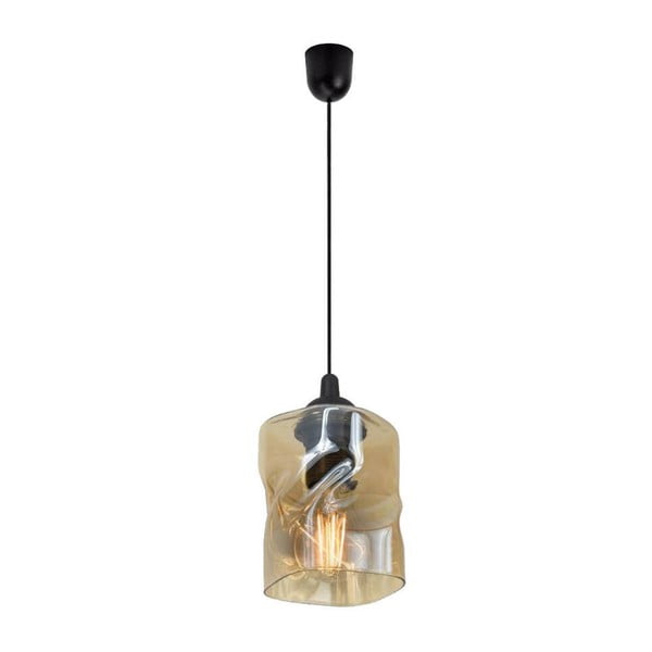 Lustră neagră cu abajur din sticlă ø 10 cm Felis – Candellux Lighting-image-3