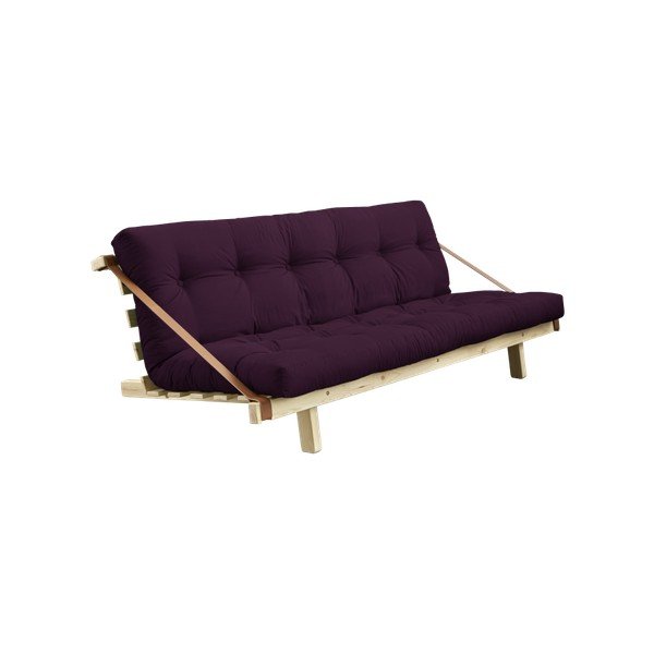 Canapea extensibilă Karup Jump Natural/Purple Plum-image-4