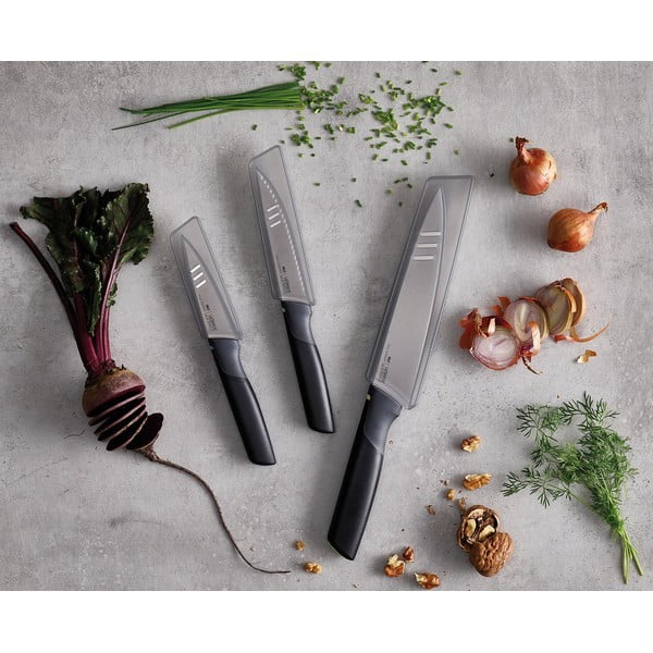 Set de cuțite cu protecție din oțel inoxidabil 3 buc. Elevate – Joseph Joseph-image-2