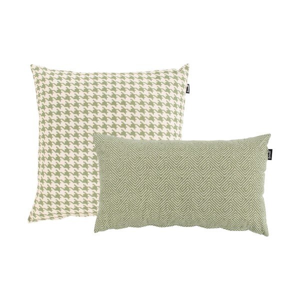 Pernă de grădină Hartman Poule, 50 x 50 cm, verde - alb-image-3