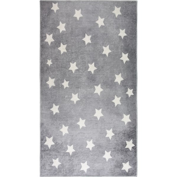 Covor pentru copii gri lavabil 100x160 cm Shining Stars – Vitaus
