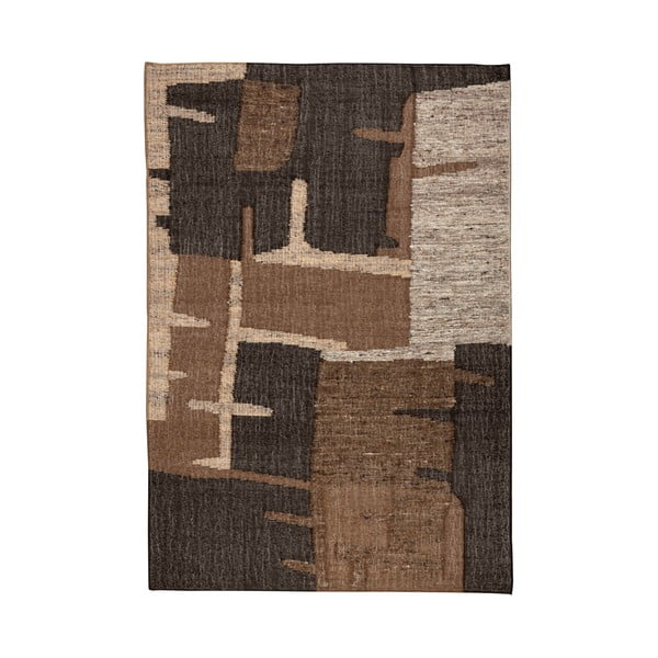 Covor maro din lână 200x300 cm Briton – Dutchbone