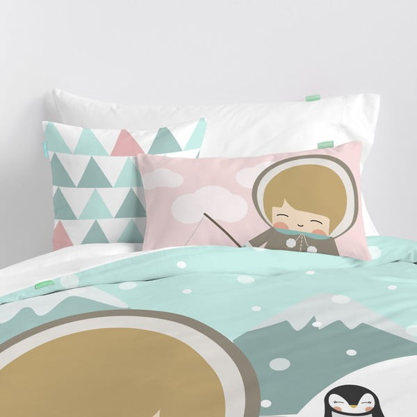 Față de pernă din amestec de bumbac Happynois Skymo Day, 50 x 30 cm-image-1