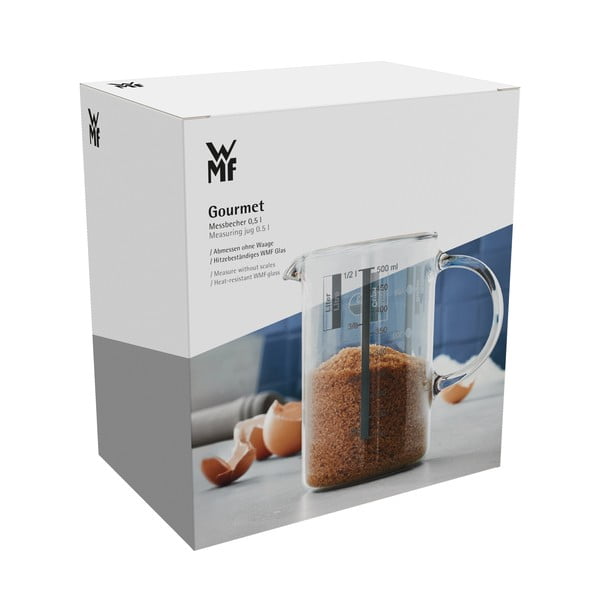 Cană măsurare din sticlă WMF, 0,5 l-image-1