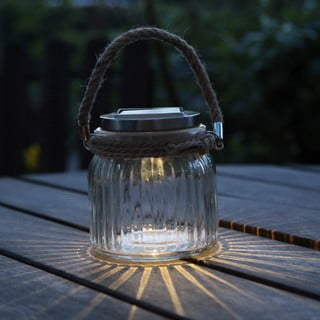 Felinar LED Star Trading Glass, înălțime 11,5 cm