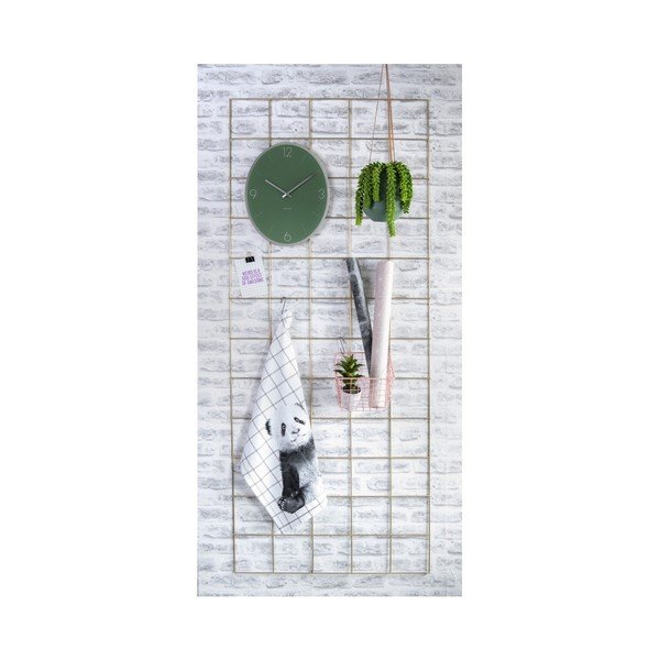 Ceas de perete Karlsson Elliptical, verde-image-2