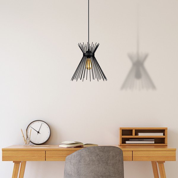 Lustră neagră din metal Izmir – Squid Lighting-image-3