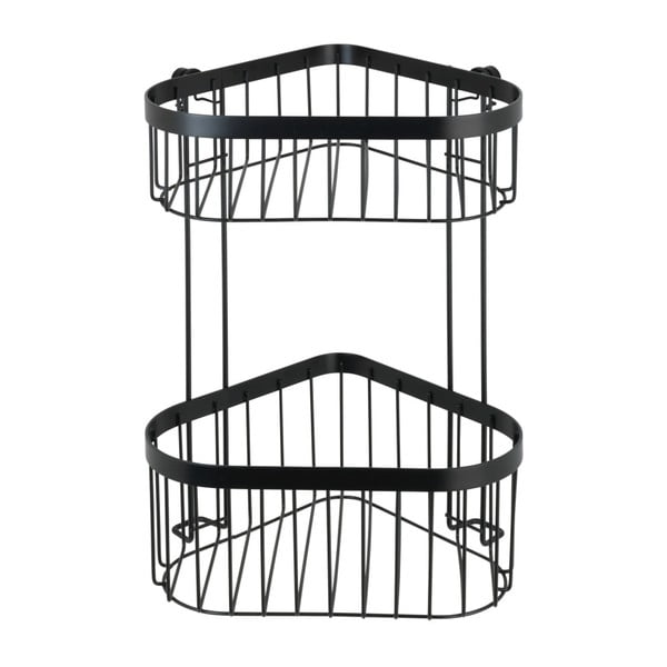 Coș dublu pentru colț Wenko Classic Plus, negru-image-3