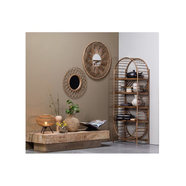 Oglindă de perete ø 76 cm Obi – WOOOD-image-2