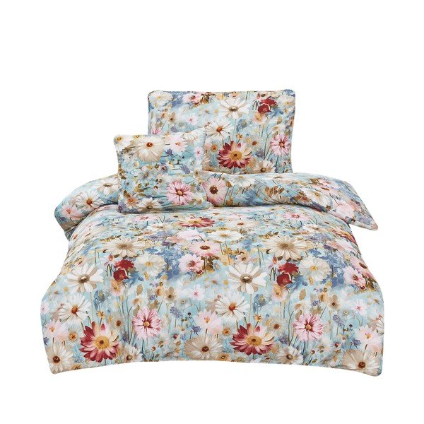 Lenjerie de pat din microsatin pentru pat de o persoană cu 3 piese 140x200 cm Rachel – My House