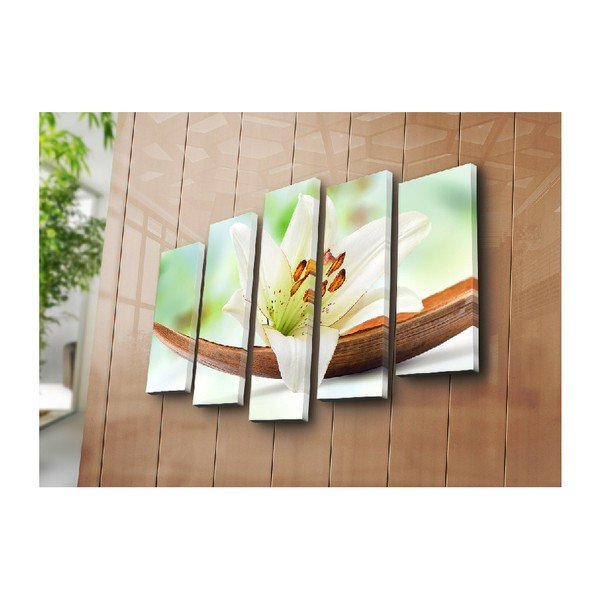 Tablou din mai multe piese Lily, 105 x 70 cm-image-3