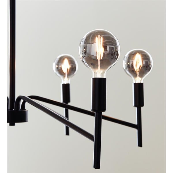 Lustră Markslöjd Monarch, ø 70 cm, negru-image-2