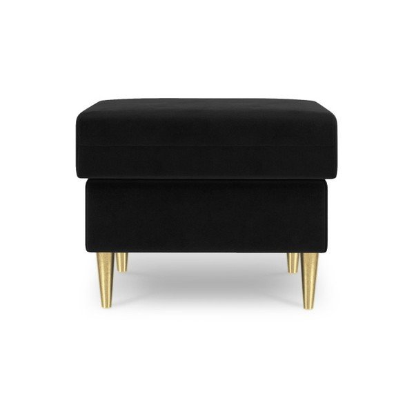 Puf Mazzini Sofas Muguet, 60 x 45 cm, negru-image-2