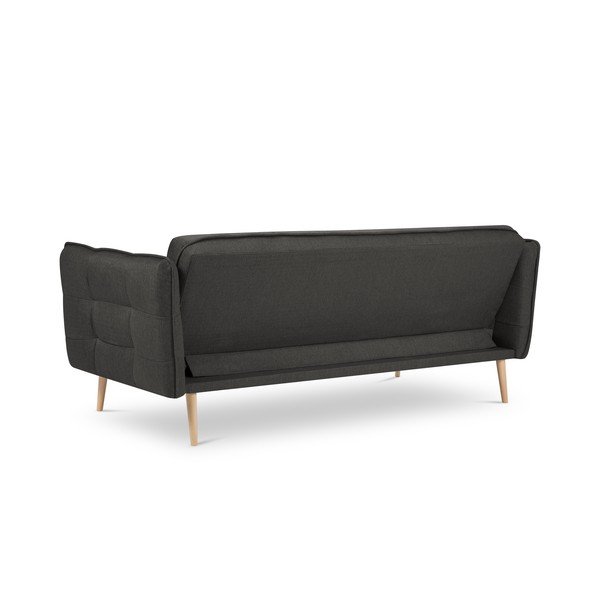 Canapea extensibilă Mazzini Sofas Canna, gri închis-image-3