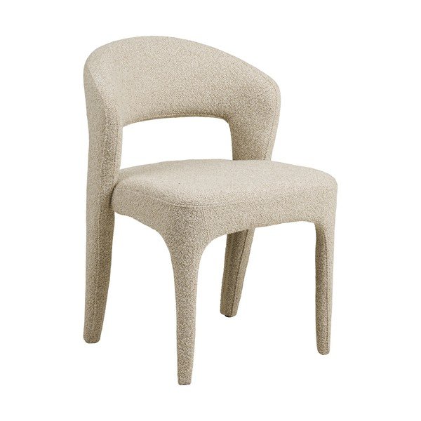 Scaun de dining bej tapițat Belmont – House Nordic