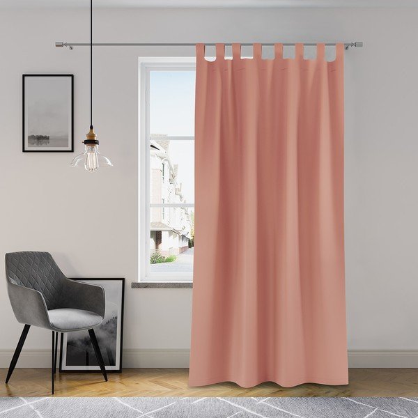 Draperie AmeliaHome Tab, 140 x 250 cm, roz-image-1