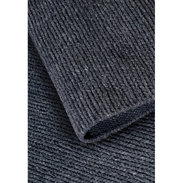 Covor tip traversă gri închis țesut manual din lână 80x200 cm Francois – Villeroy&Boch-image-3