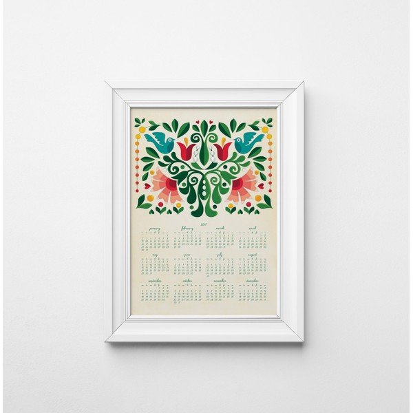 Calendar de perete 2017 Love Birds-image-1