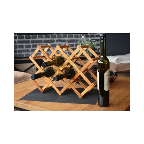 Suport din bambus pentru sticle de vin Bambum Olivia-image-2