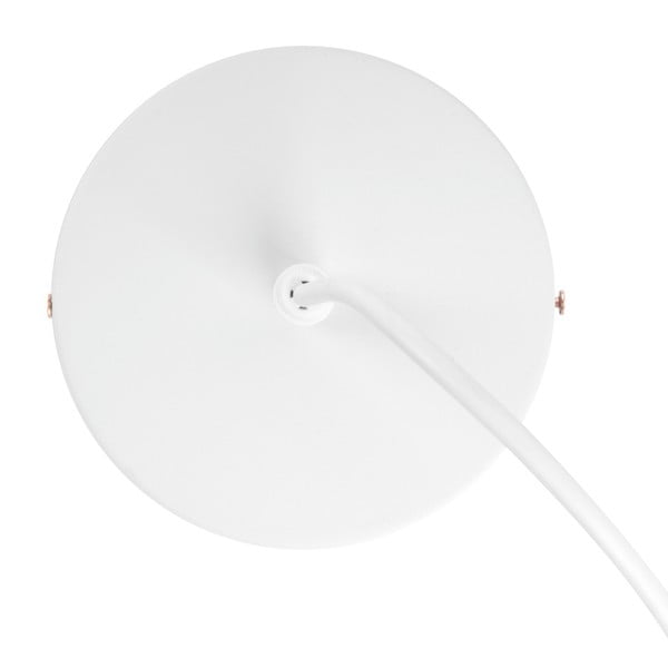 Lustră Leitmotiv Mingle, ⌀ 26,5 cm, alb cu detalii arămii-image-2