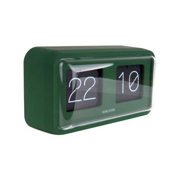 Ceas de birou Karlsson Bold Flip, verde-image-1