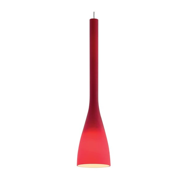 Lustră Evergreen Lights Red Flute, 65 cm