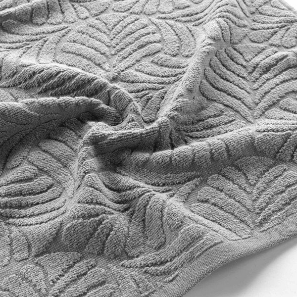 Prosop gri din bumbac din frotir 70x130 cm Madeira – douceur d'intérieur-image-2