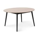 Masă de dining rotundă extensibilă cu blat cu aspect de lemn de stejar ø 135 cm Meza – Hammel Furniture