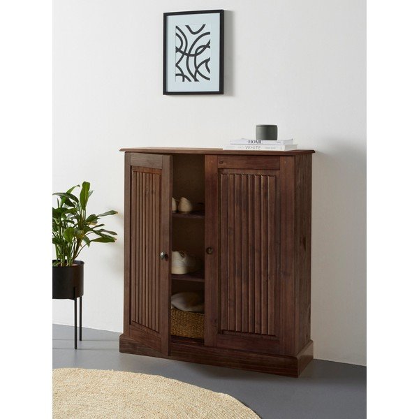 Dulap maro din lemn de pin 100x34 cm Mille – Støraa-image-4