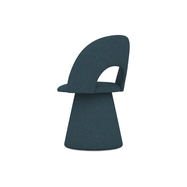 Scaun de sufragerie petrol tapițat Kalo – Makamii-image-4