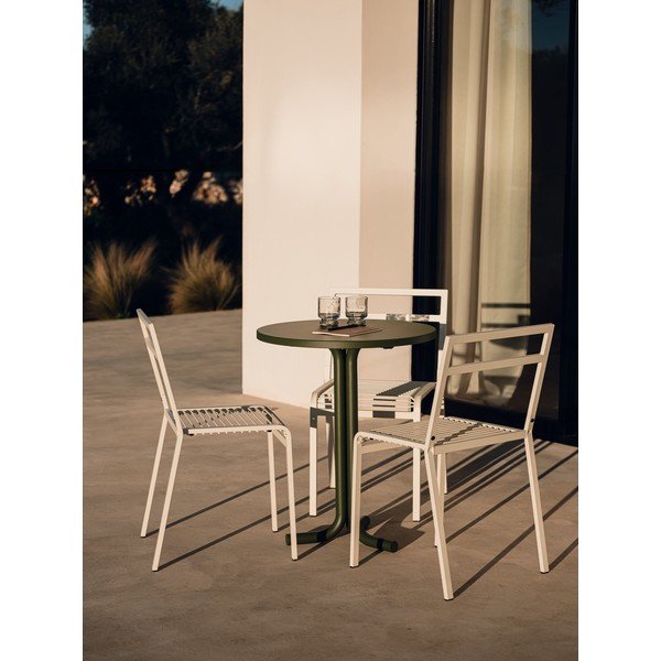 Masă  de grădină rotundă din metal ø 59 cm Nokk – noo.ma-image-1