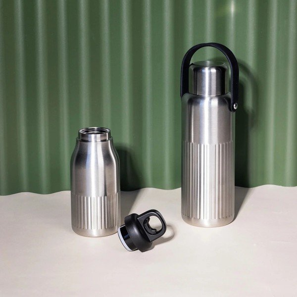 Sticlă termică argintie din oțel inoxidabil 500 ml Truls – Sagaform-image-2