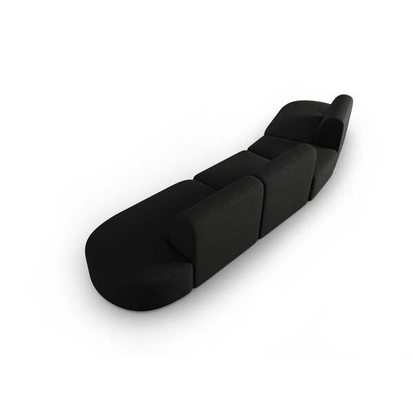 Canapea neagră 412 cm Shane – Micadoni Home-image-3