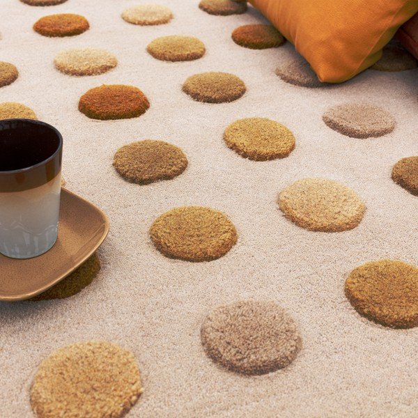 Covor galben handmade din lână 160x230 cm Dotty – Asiatic Carpets-image-2