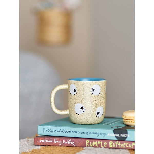 Cană pentru copii bej din gresie 170 ml Dolly – Bloomingville Mini-image-1