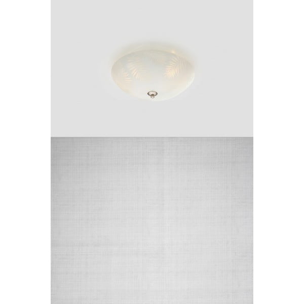 Plafonieră albă cu abajur din sticlă ø 43 cm Blad – Markslöjd-image-1