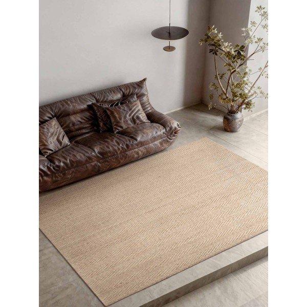 Covor în culoare naturală țesut manual din iută 200x300 cm Mirabelle – Villeroy&Boch-image-1