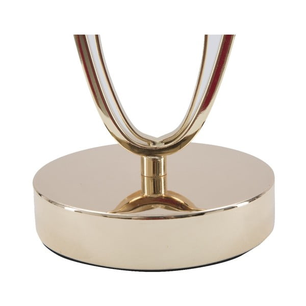 Veioză cu o construcție aurie Mauro Ferretti Flush, alb-image-3