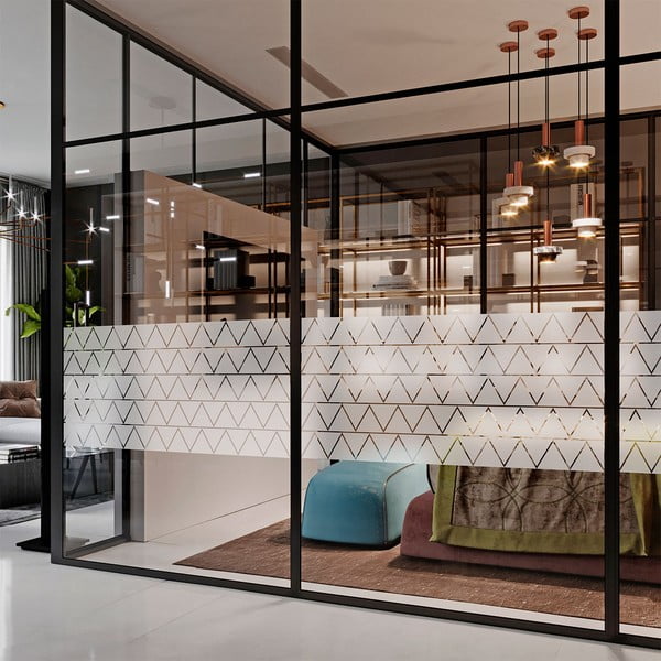 Autocolante pentru fereastră 100 buc. 10x10 cm Triangle – Ambiance-image-4