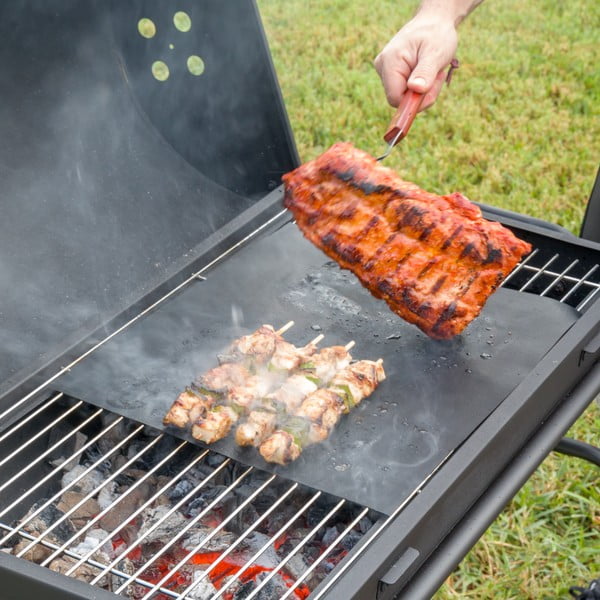 Set 2 suporturi din teflon pentru grătar InnovaGoods-image-4