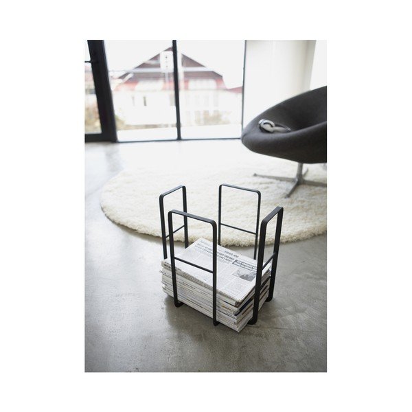 Suport pentru reviste și ziare YAMAZAKI Tower, negru-image-1