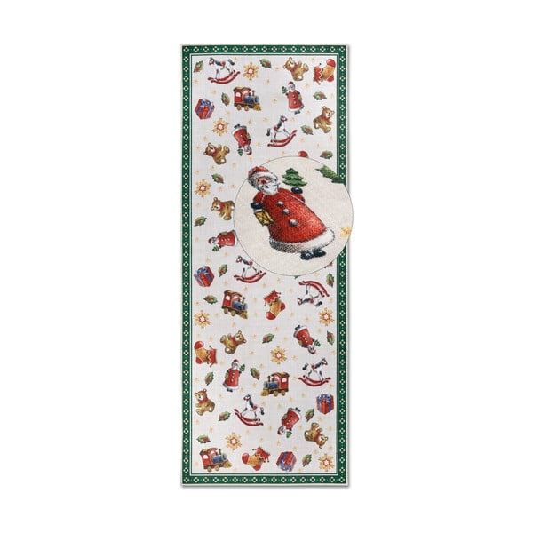 Covor tip traversă verde 80x200 cm  cu model de Crăciun Green Christmas – Villeroy&Boch