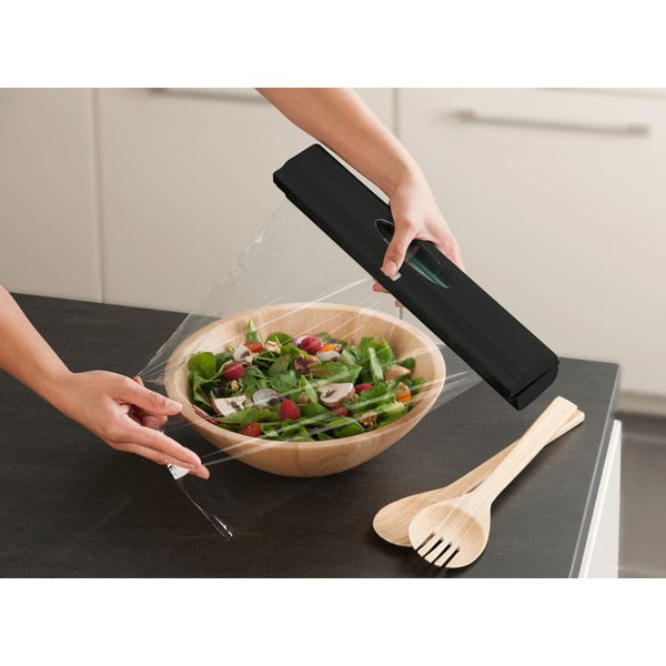 Dispenser folie alimentară / aluminiu Wenko Black Outdoor Kitchen, negru-image-4