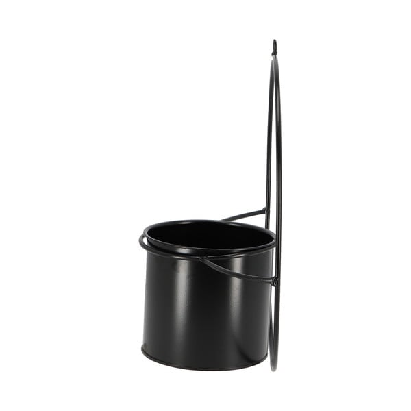 Suport de perete pentru ghiveci Esschert Design Planter, negru-image-2