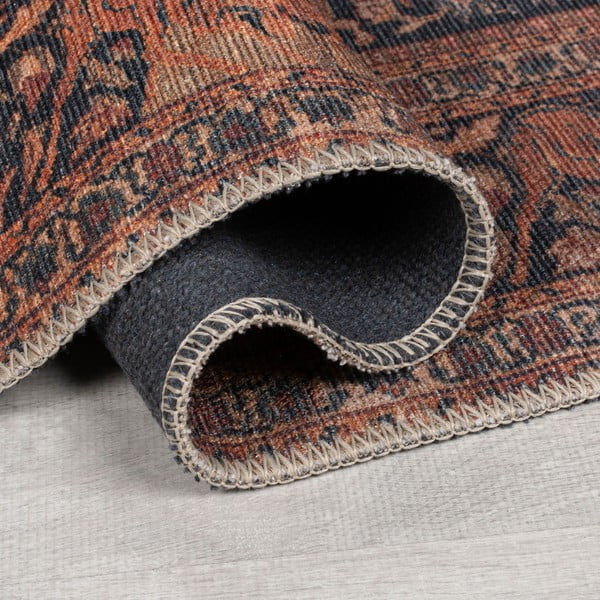 Covor burgundy lavabil 152x230 cm Nico Global – Flair Rugs-image-2