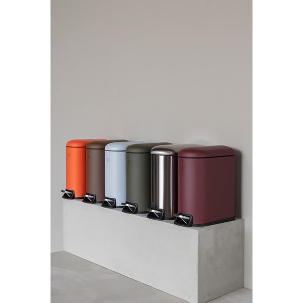 Coș de gunoi verde închis cu pedală din metal 5 l Mini Walther – Mette Ditmer Denmark-image-2